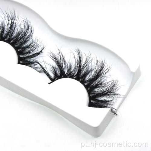 Qualidade Profissional 25mm Pestanas Falsas 5d Real Mink Lashes